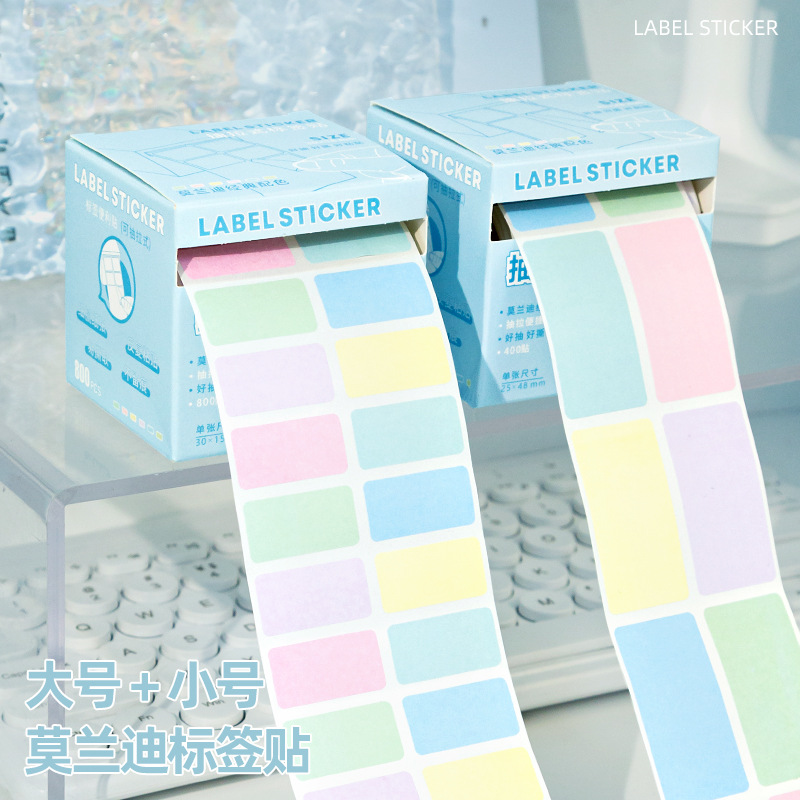 Spice Jar Labels - 800/400pcs/box Retractable Label Tags Convenient Sticky