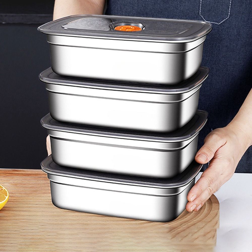 Stainless Steel Camping Lunch  - огляд і ціна Meal Prep Lunch Boxes