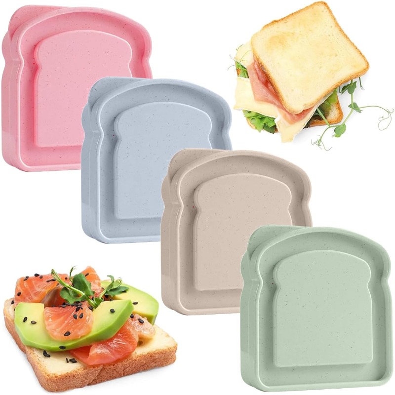 1/4pcs Sandwich Container Lunc - огляд і ціна Meal Prep Lunch Boxes