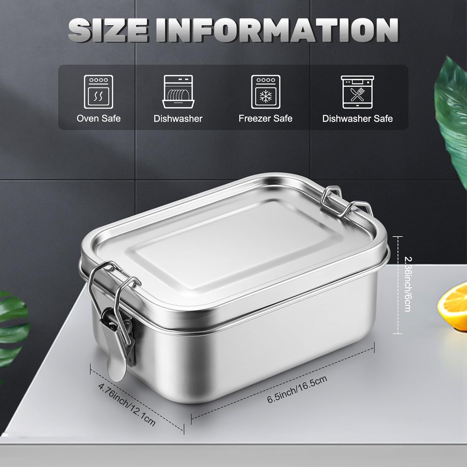 Stainless Steel Food Storage C - огляд і ціна Meal Prep Lunch Boxes