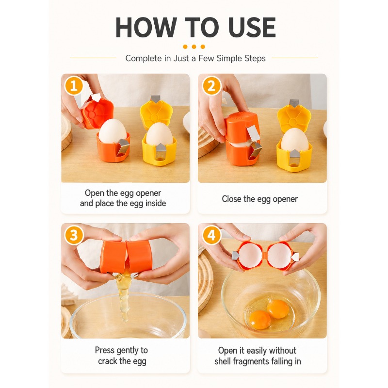 Egg Shell Cutter Cracker Opene - огляд і ціна Meal Prep Eggs