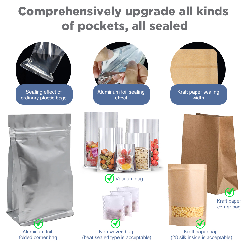 Impulse Sealer Machine Kitchen - огляд і ціна Meal Prep Vacuum Seal Containers