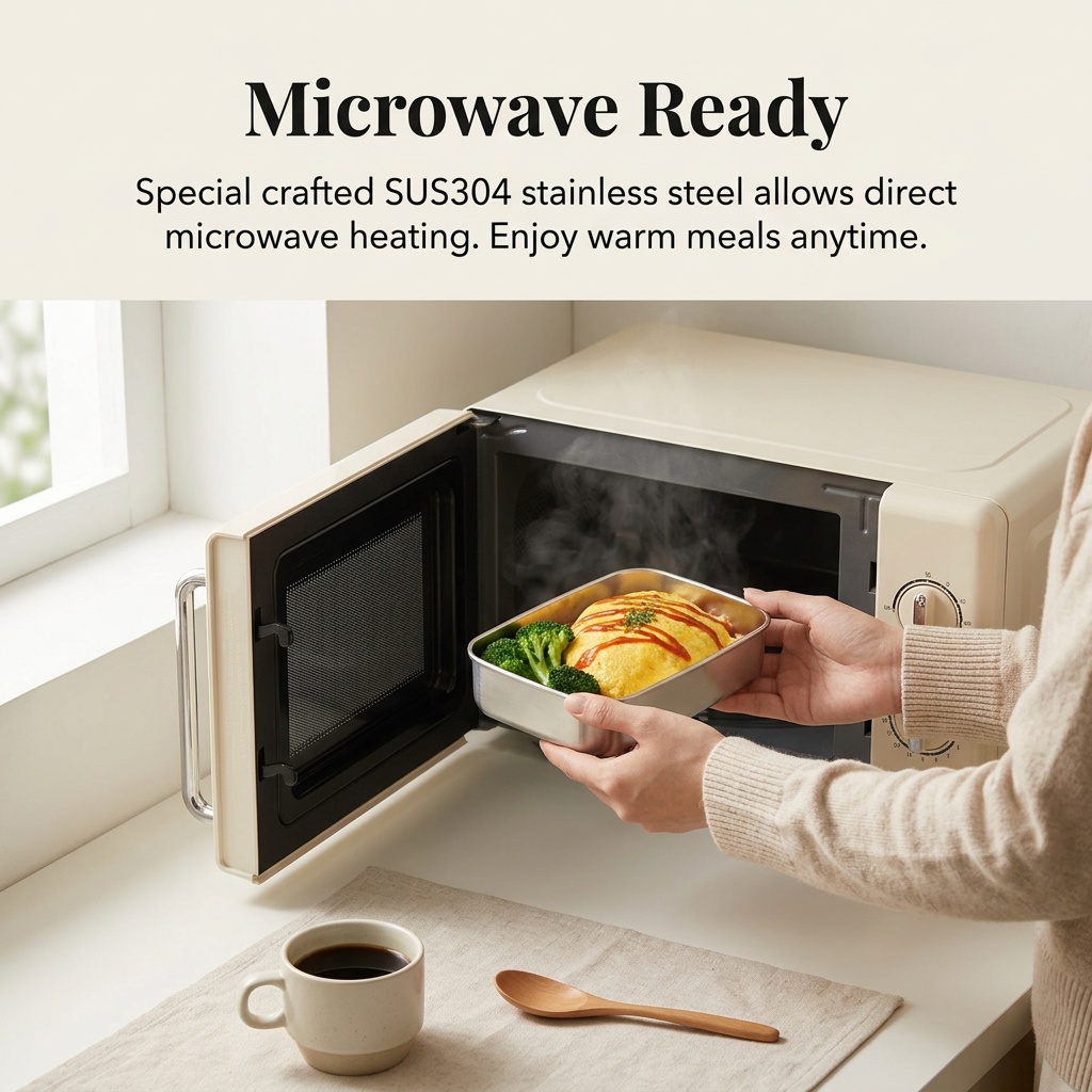 Stainless Steel Bento Box Meta - огляд і ціна Meal Prep Lunch Boxes