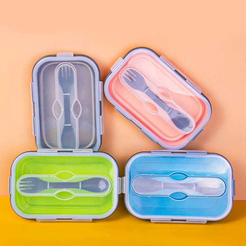 Healthy Portable Collapsible F - огляд і ціна Meal Prep Lunch Boxes