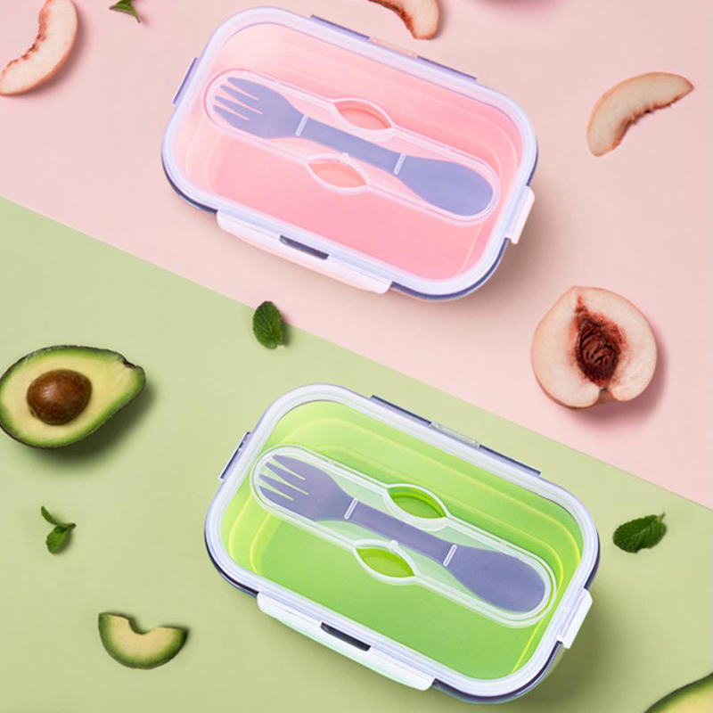 Healthy Portable Collapsible F - огляд і ціна Meal Prep Lunch Boxes