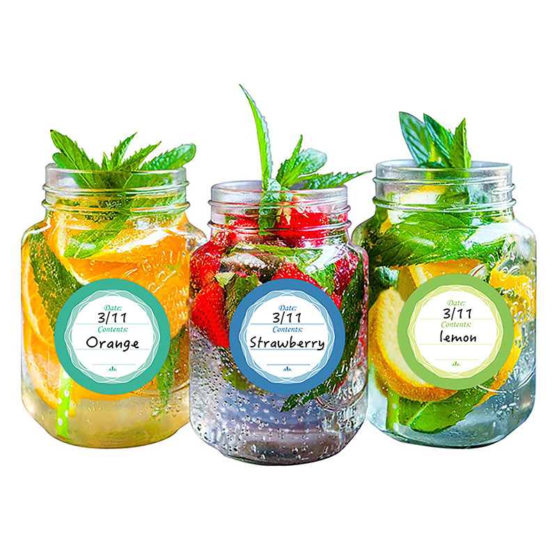Spice Label Stickers Round Can - огляд і ціна Spice Jar Labels