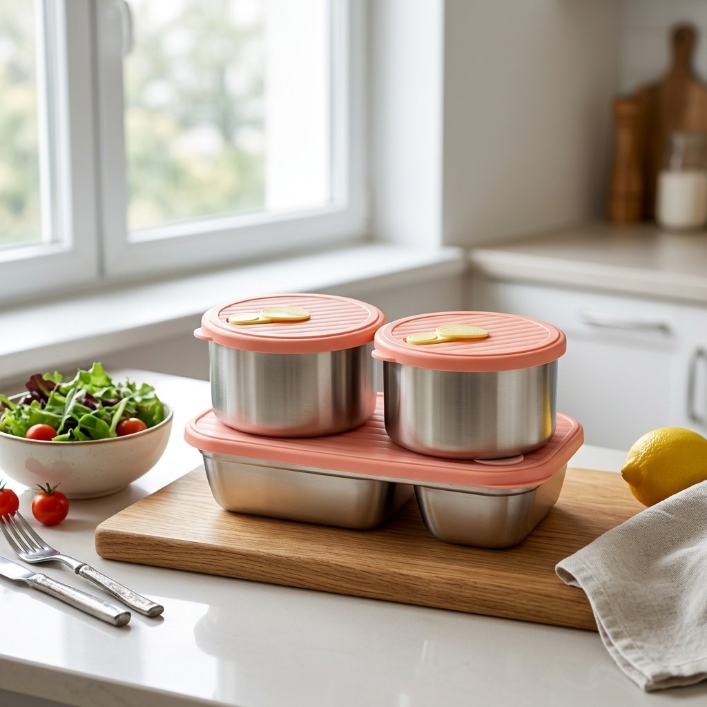 Microwave Safe 304 Stainless S - огляд і ціна Meal Prep Lunch Boxes