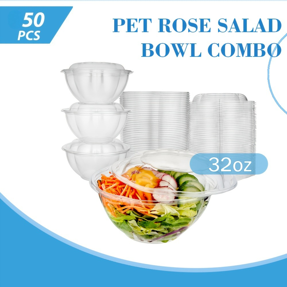 50‑pack 32‑ounce clear plastic - огляд і ціна Meal Prep Quinoa