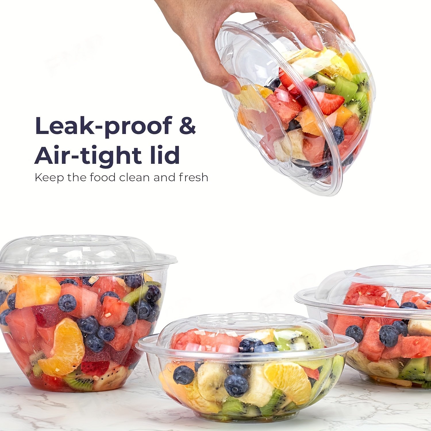 50‑pack 32‑ounce clear plastic - огляд і ціна Meal Prep Quinoa