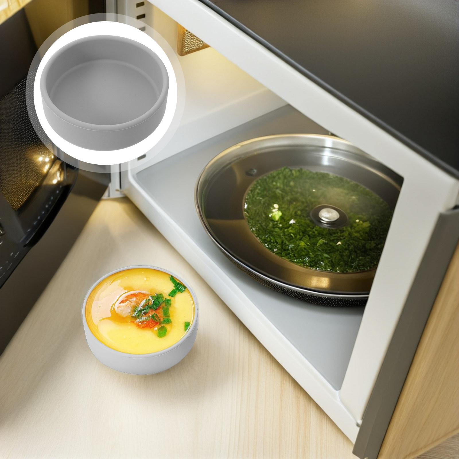 3Pcs Silicone Air Fryer Egg Mo - огляд і ціна Meal Prep Eggs