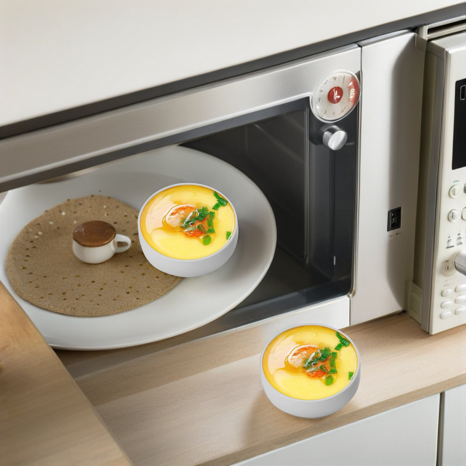 3Pcs Silicone Air Fryer Egg Mo - огляд і ціна Meal Prep Eggs