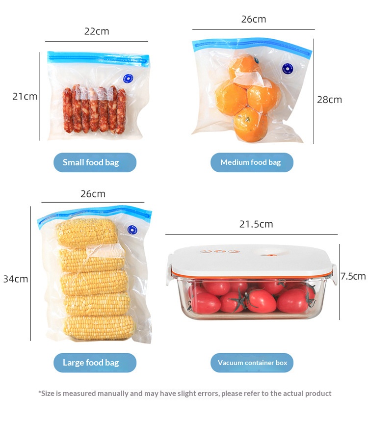 Mini USB Electric Handheld Vac - огляд і ціна Meal Prep Vacuum Seal Containers