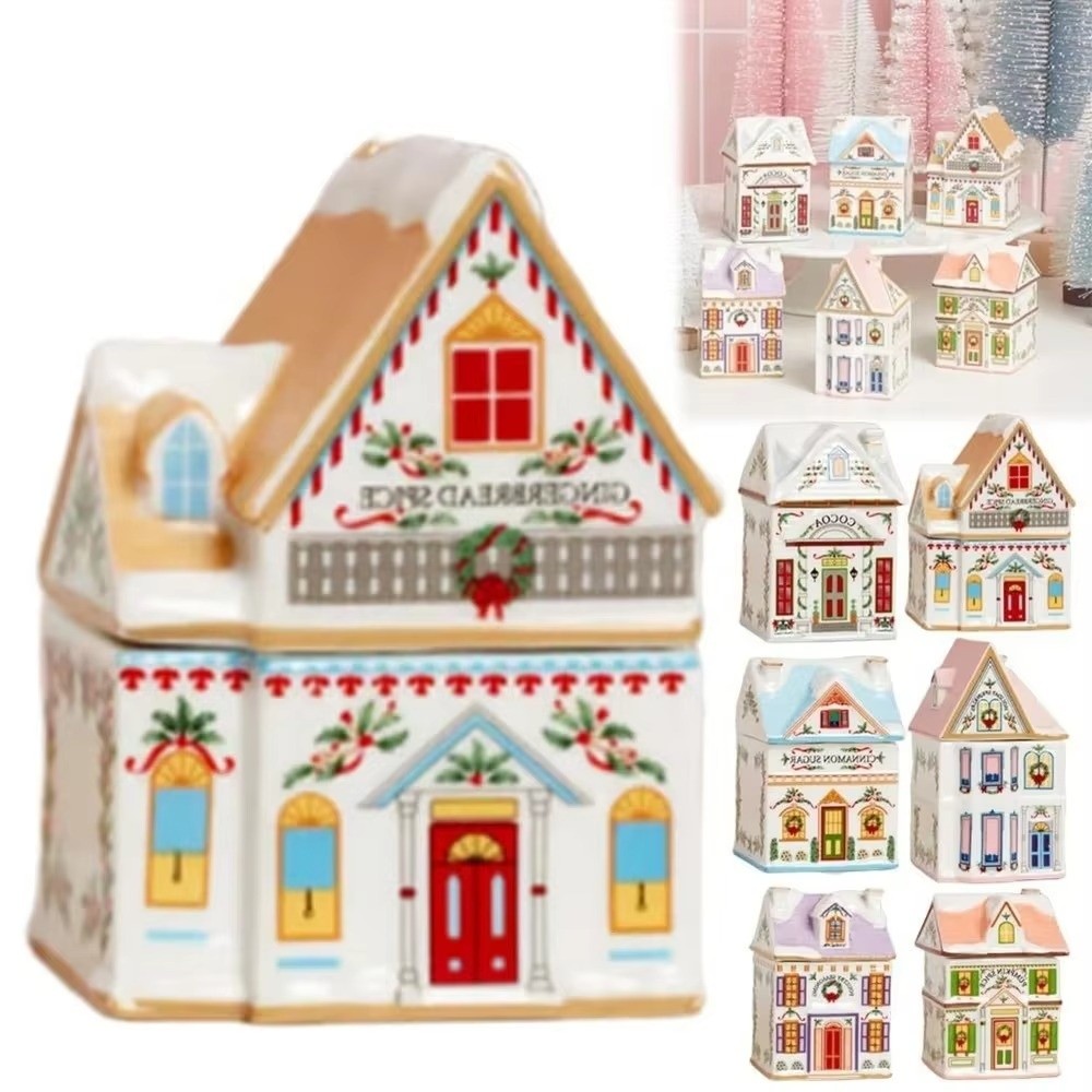 Gifts Cute Holiday Village Spi - огляд і ціна Spice Jar Labels