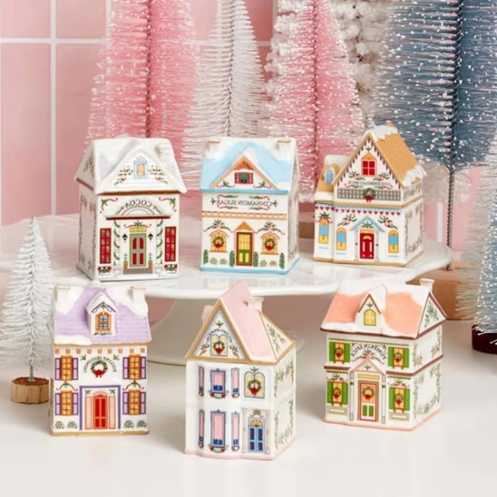 Gifts Cute Holiday Village Spi - огляд і ціна Spice Jar Labels