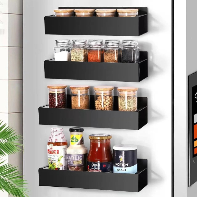 2 Pack Black Magnetic Spice Ra - огляд і ціна Spice Jar Labels