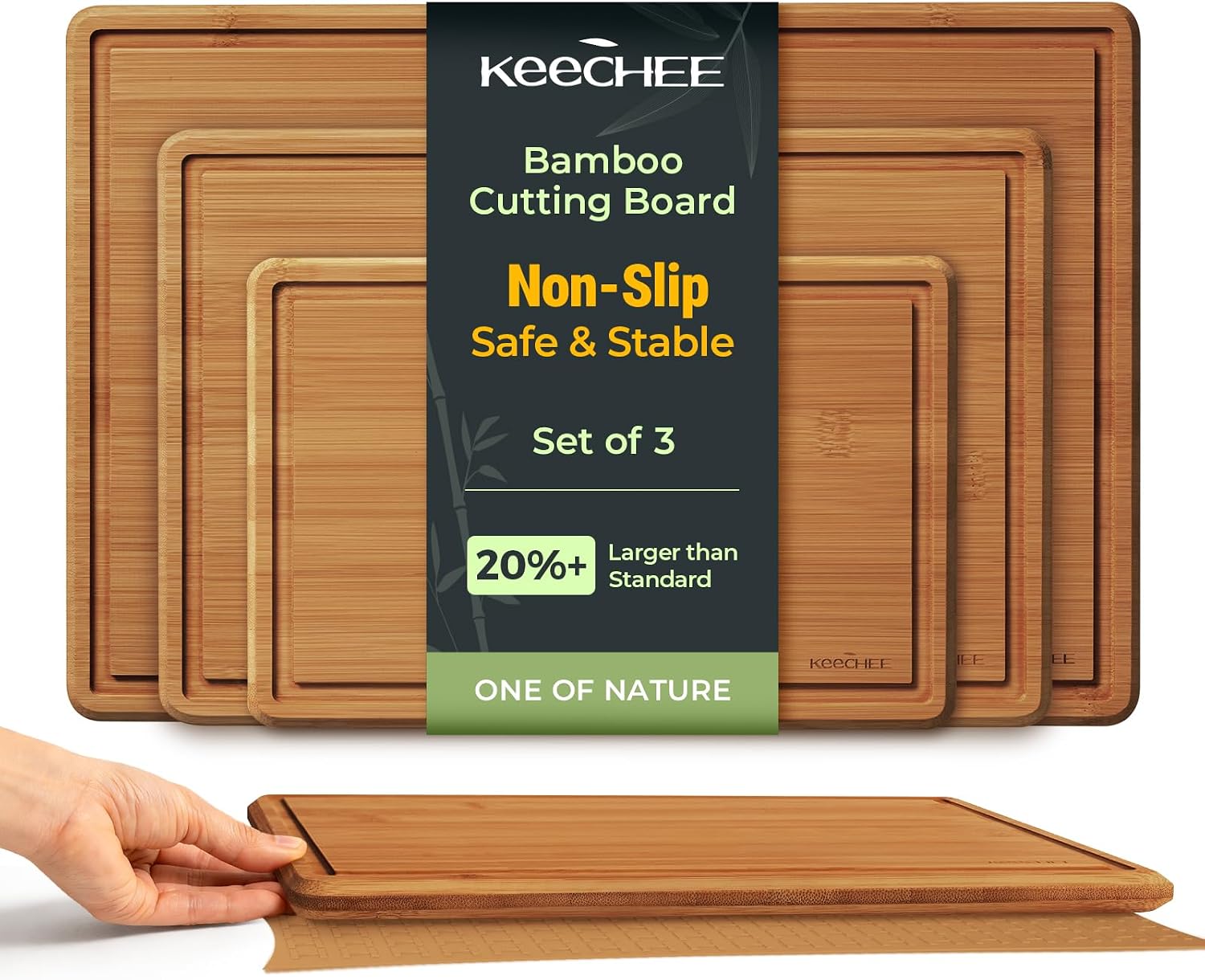 Keechee Bamboo Cutting Board w - огляд і ціна Meal Prep Format