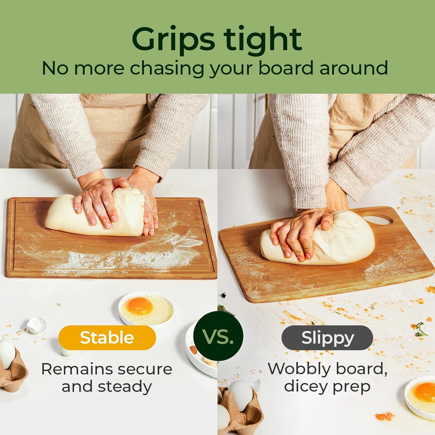 Keechee Bamboo Cutting Board w - огляд і ціна Meal Prep Format