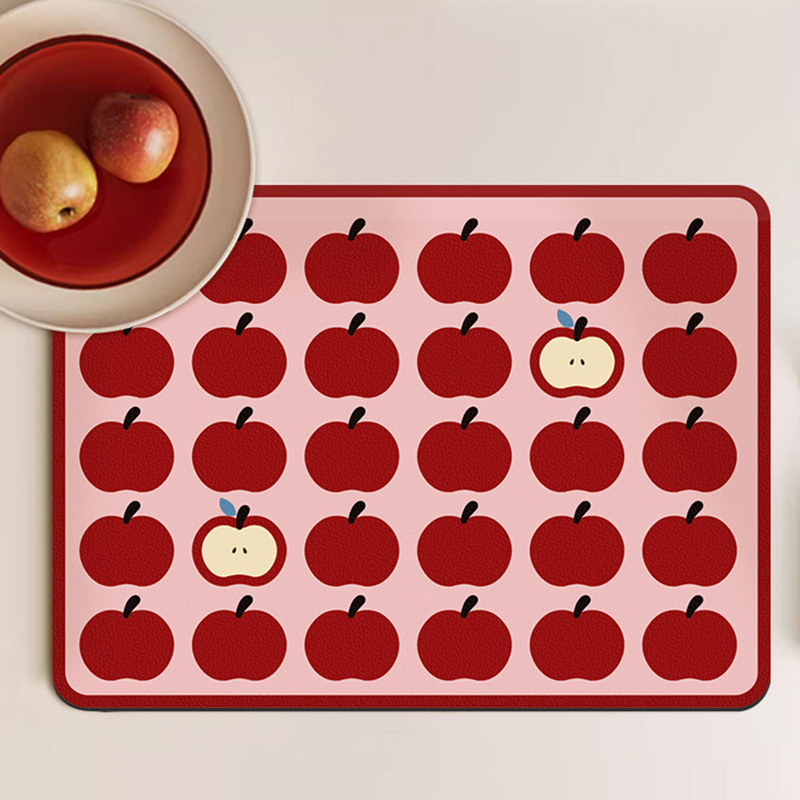 ute Apple Pattern Drying Mat F - огляд і ціна Meal Prep Format