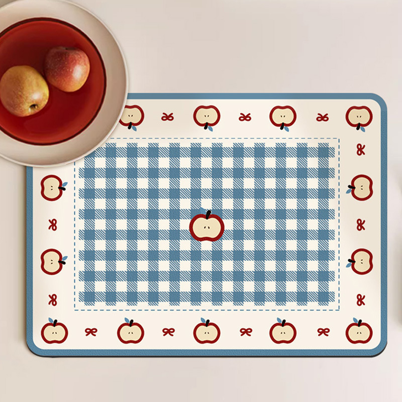 ute Apple Pattern Drying Mat F - огляд і ціна Meal Prep Format