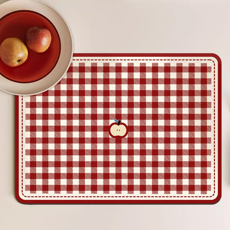 ute Apple Pattern Drying Mat F - огляд і ціна Meal Prep Format