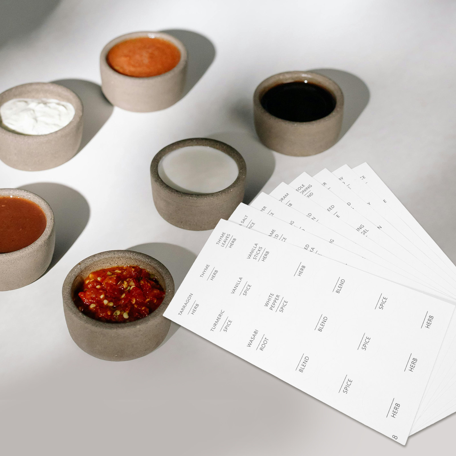 8 Sheets Waterproof Minimalist - огляд і ціна Spice Jar Labels