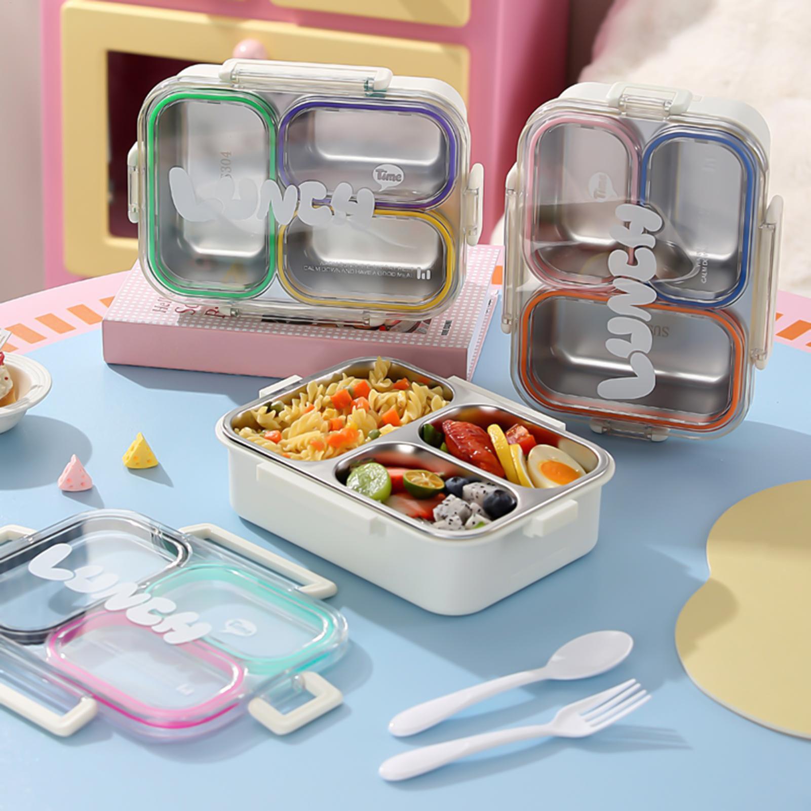 Stainless Steel Lunch Box 3 Co - огляд і ціна Meal Prep Lunch Boxes