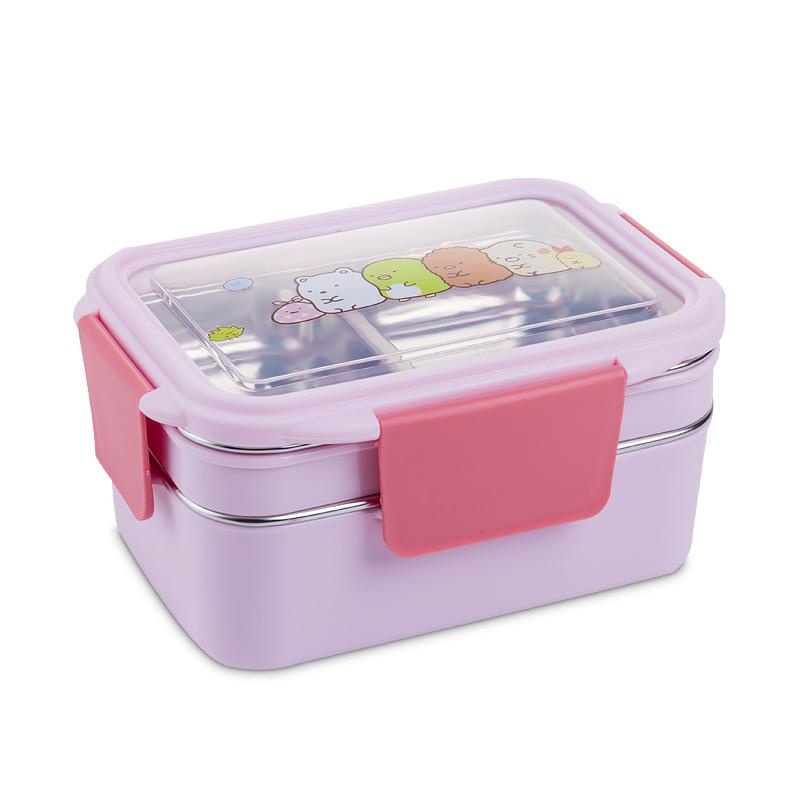 With Random Pattern Cartoon Lu - огляд і ціна Meal Prep Lunch Boxes