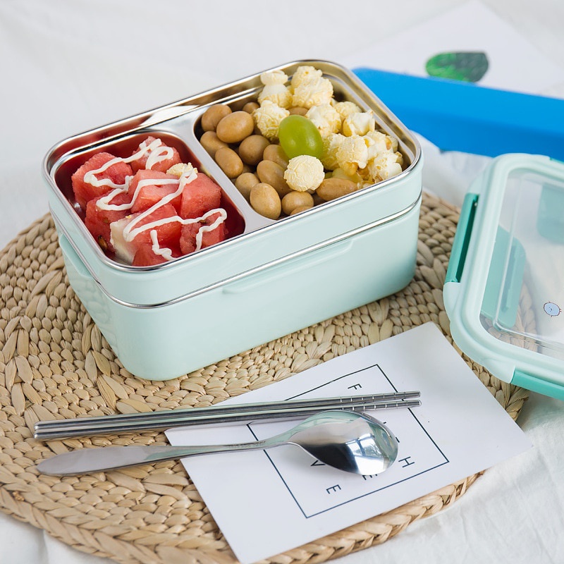 With Random Pattern Cartoon Lu - огляд і ціна Meal Prep Lunch Boxes
