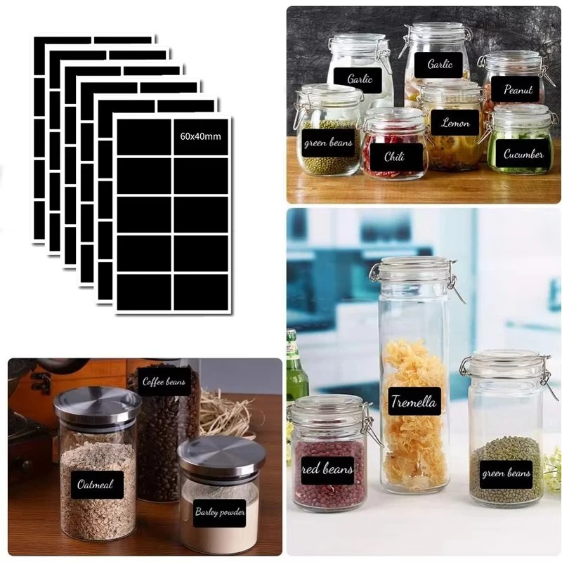 40-120pcs Waterproof Chalkboar - огляд і ціна Spice Jar Labels