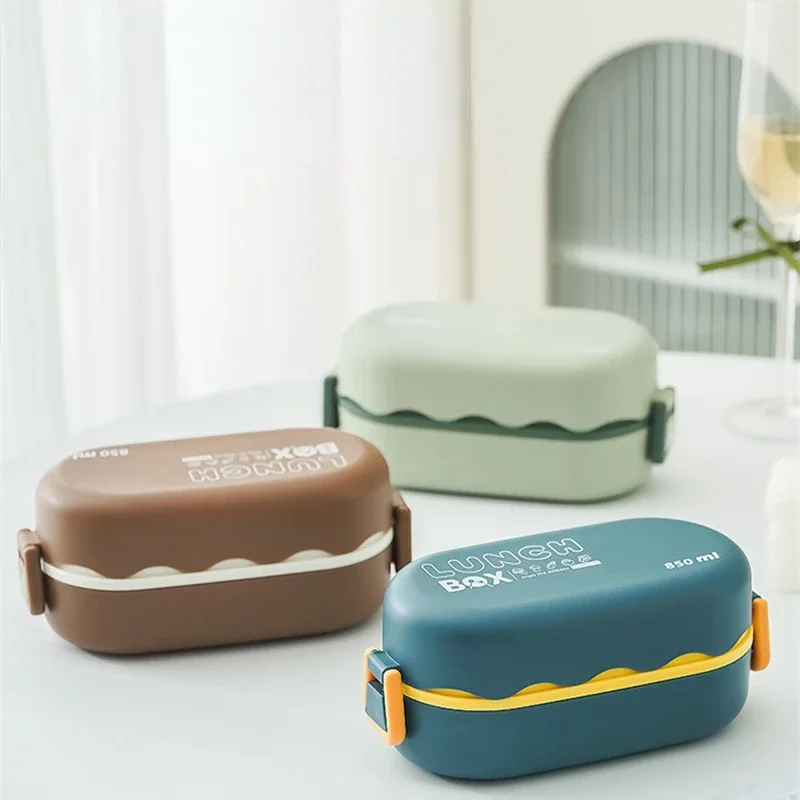 850ML Lunch Box Double-layer P - огляд і ціна Meal Prep Lunch Boxes