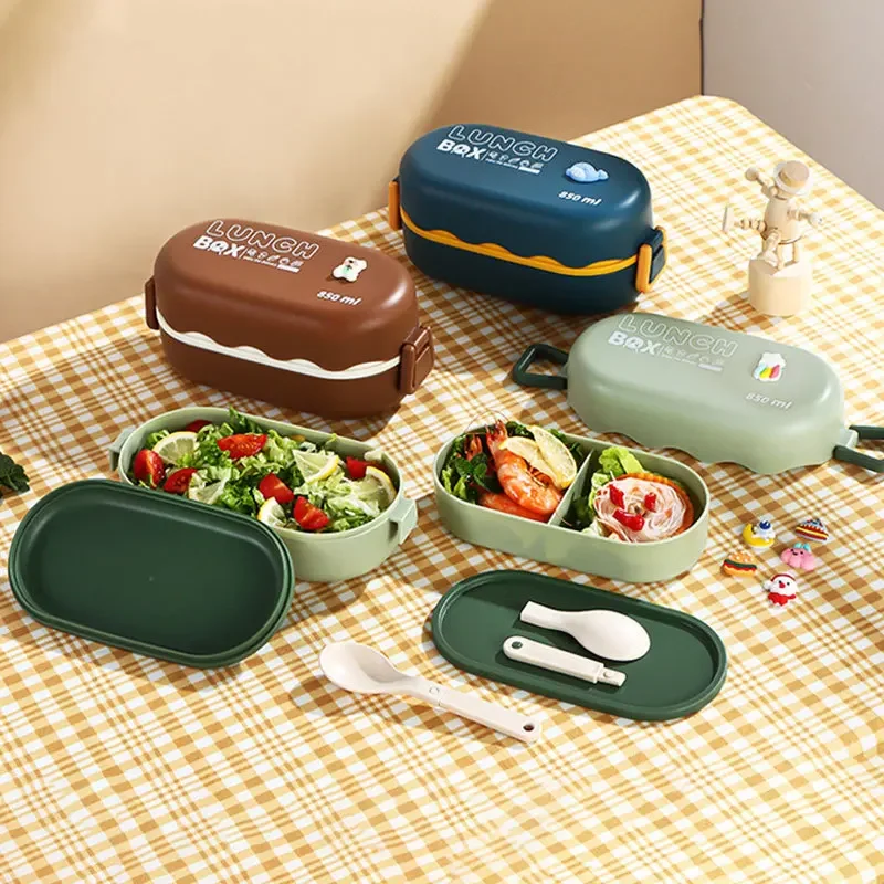 850ML Lunch Box Double-layer P - огляд і ціна Meal Prep Lunch Boxes