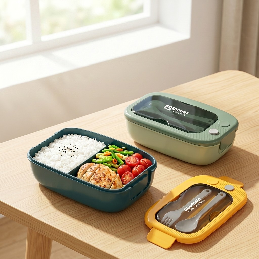Microwavable Plastic Bento Box - огляд і ціна Meal Prep Lunch Boxes