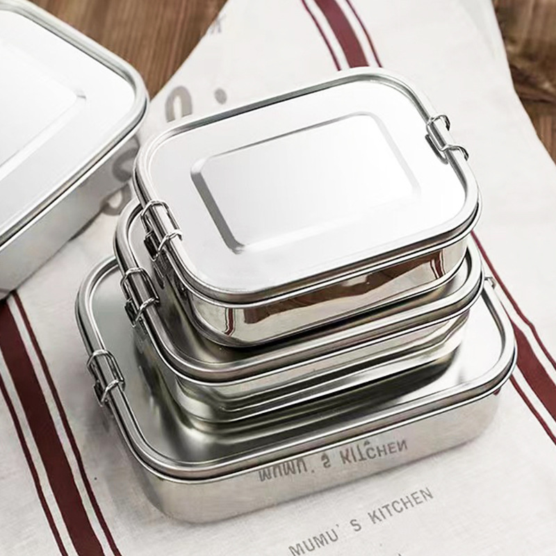 304 Stainless Steel Square Lun - огляд і ціна Meal Prep Lunch Boxes