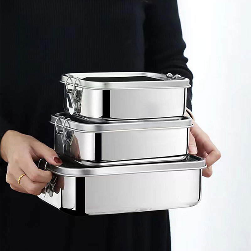 304 Stainless Steel Square Lun - огляд і ціна Meal Prep Lunch Boxes