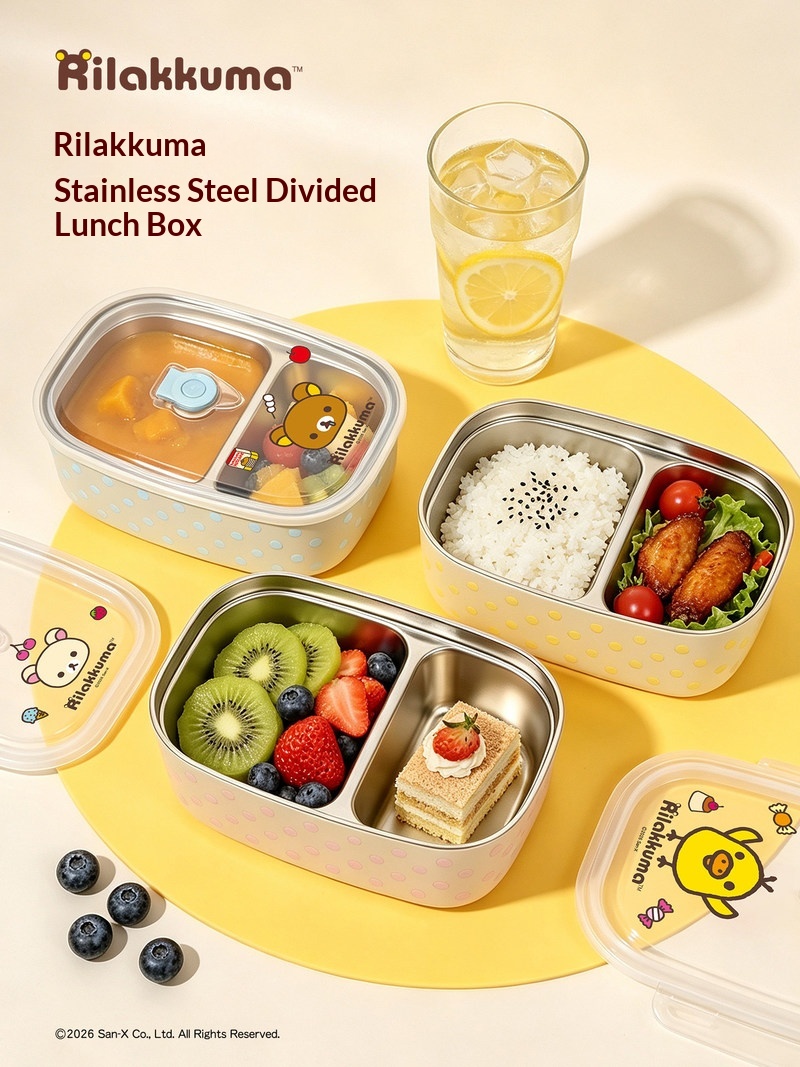 Rilakkuma Stainless Steel Bent - огляд і ціна Meal Prep Lunch Boxes