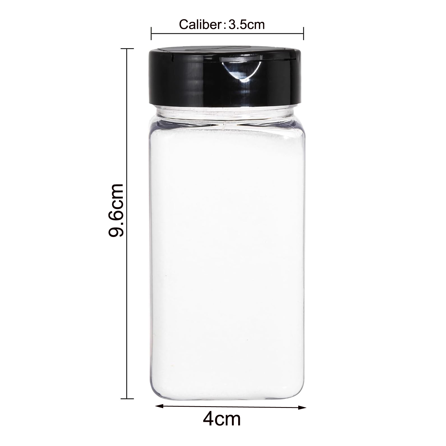 Square Large Plastic Spice Jar - огляд і ціна Spice Jar Labels