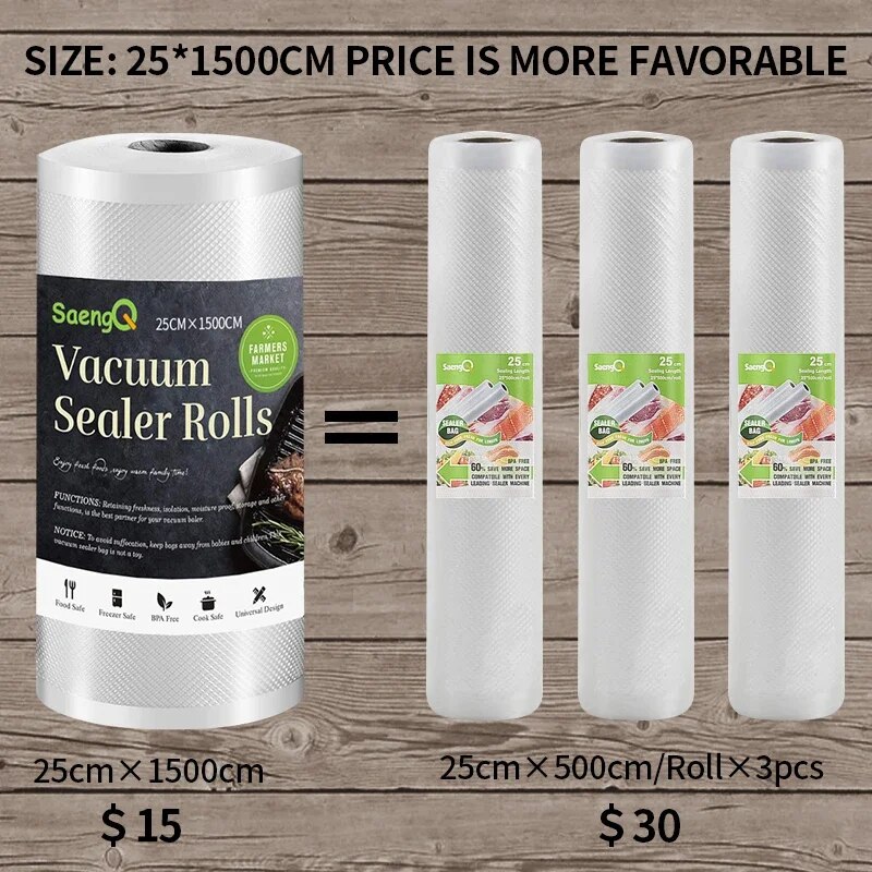 SaengQ Kitchen Food Vacuum Sea - огляд і ціна Meal Prep Vacuum Seal Containers