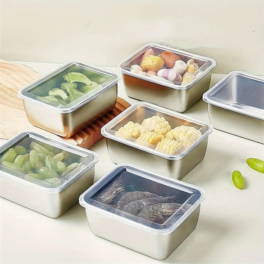 1/3/5pcs Stainless Steel Food  - огляд і ціна Meal Prep Lunch Boxes