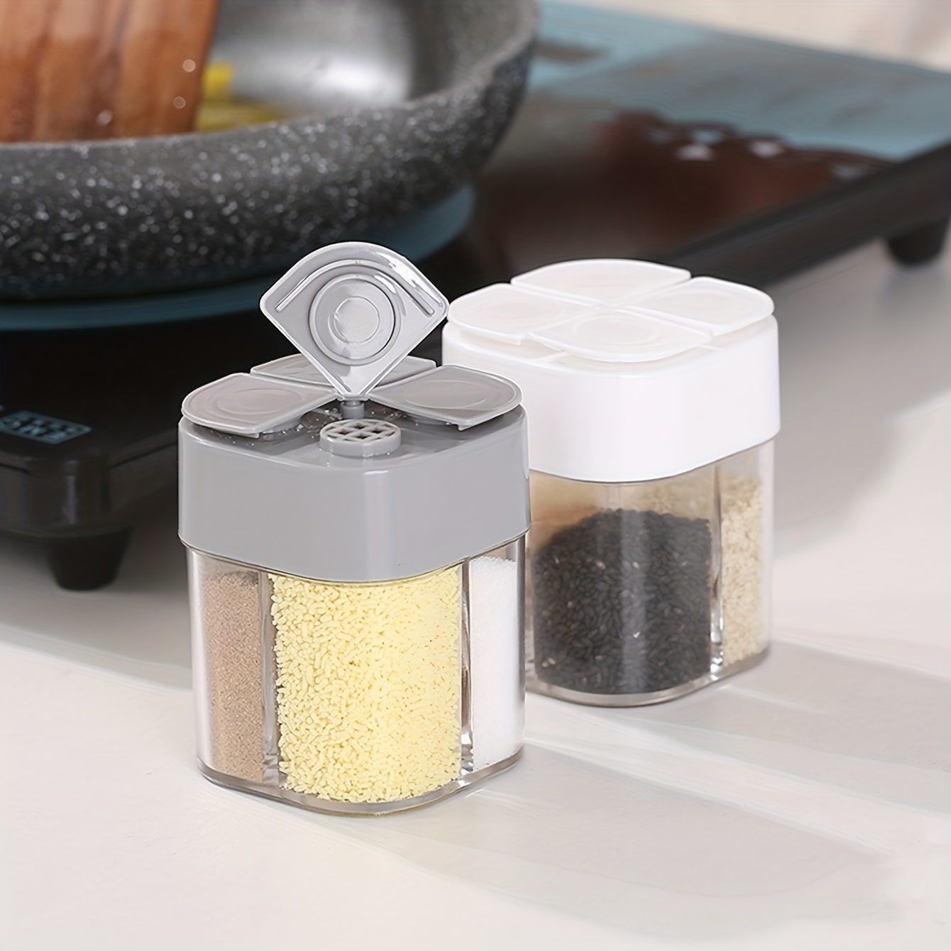 4in1 Camping Seasoning Shaker  - огляд і ціна Spice Jar Labels