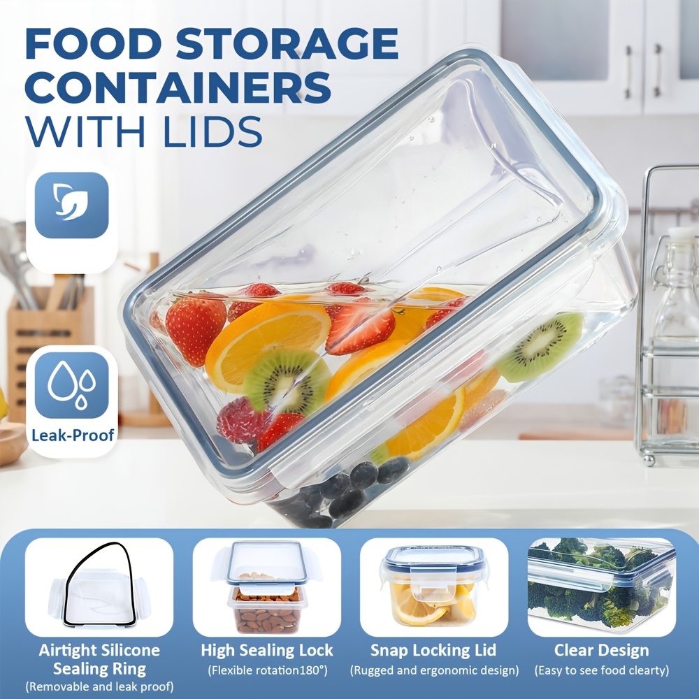 1PC Airtight Food Storage Cont - огляд і ціна Meal Prep Lunch Boxes