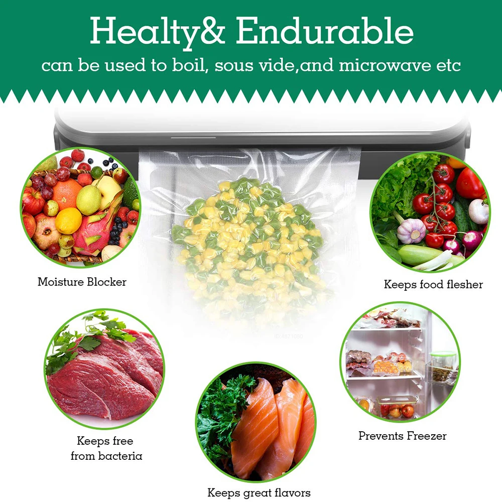 Sous Vide Roll Bags for Vacuum - огляд і ціна Meal Prep Vacuum Seal Containers