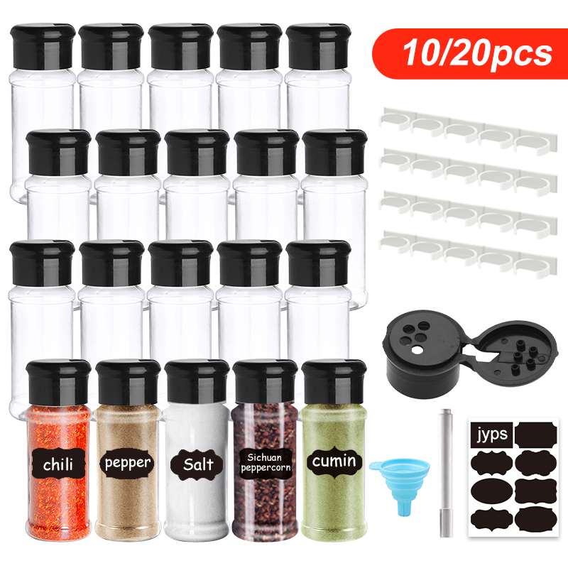 5/10/15/20PC 3.3oz/100ml Empty - огляд і ціна Spice Jar Labels