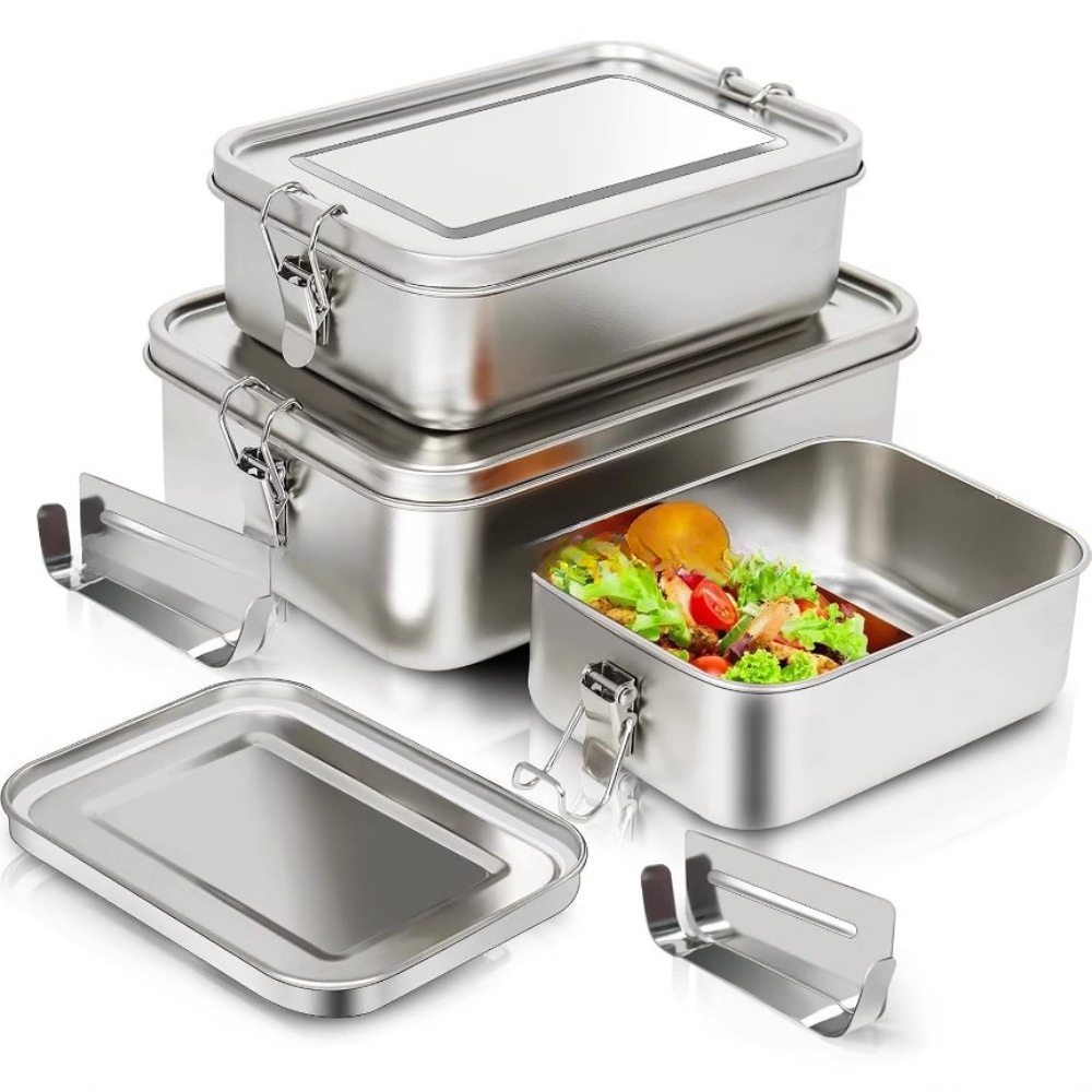 Stainless Steel Bento Box Meta - огляд і ціна Meal Prep Lunch Boxes
