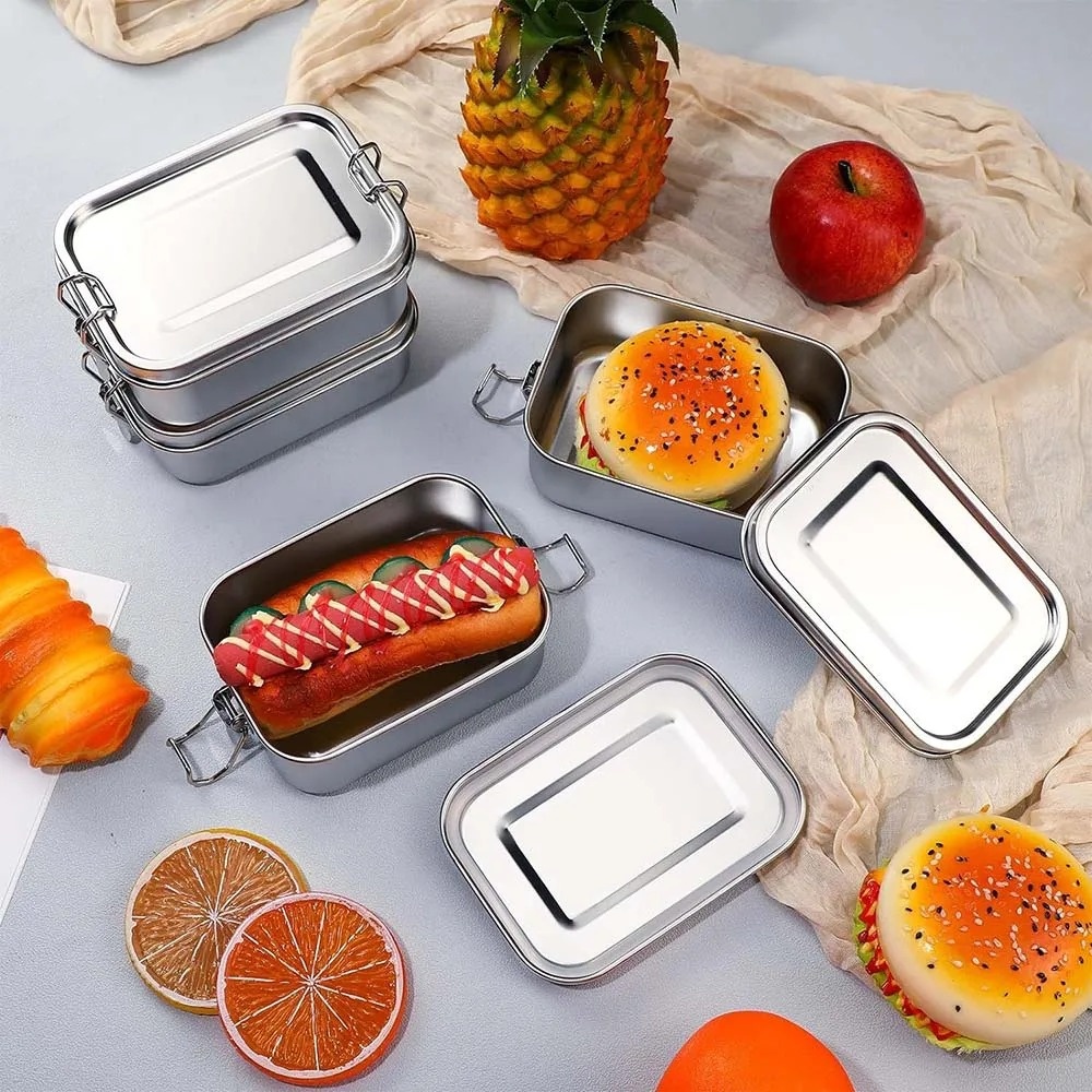 Stainless Steel Bento Box Meta - огляд і ціна Meal Prep Lunch Boxes